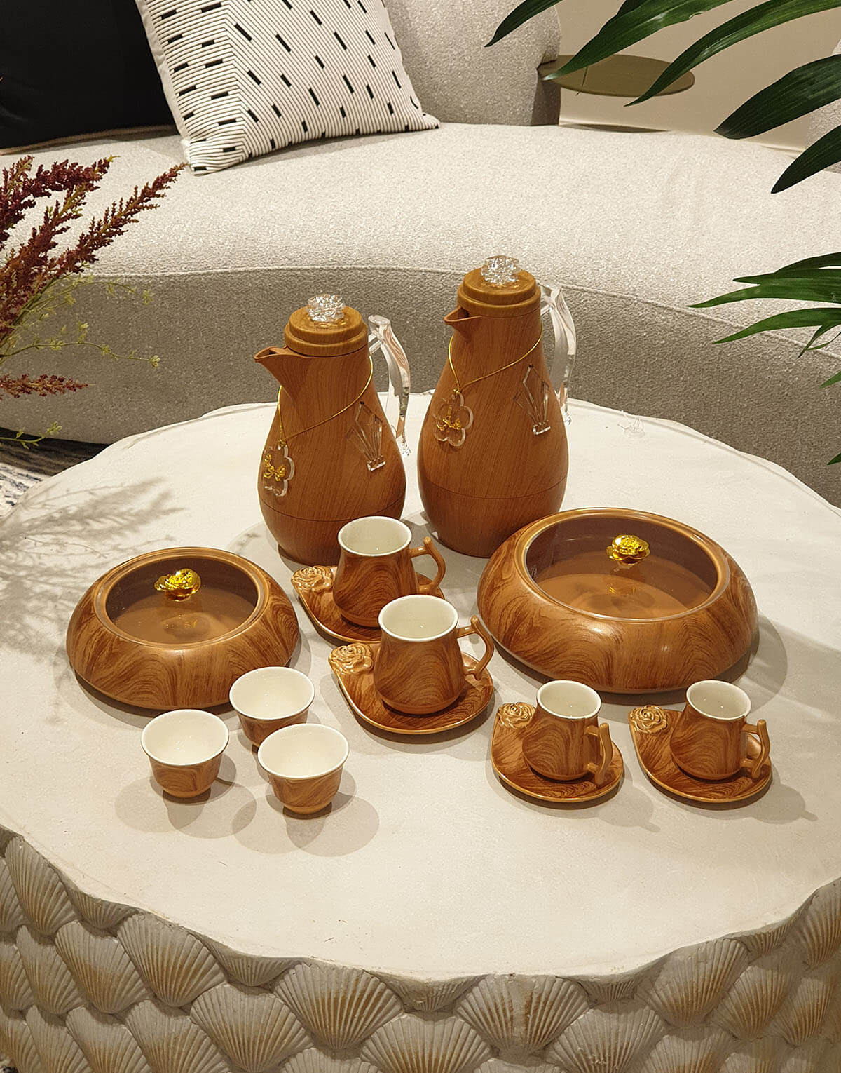 Damas Set Light Brown 555 FDCT LBR